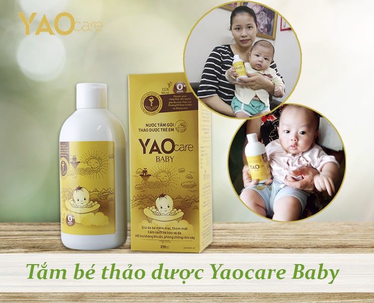Tắm bé thảo dược Yaocare Baby là sự lựa chọn của nhiều bà mẹ bỉm sữa